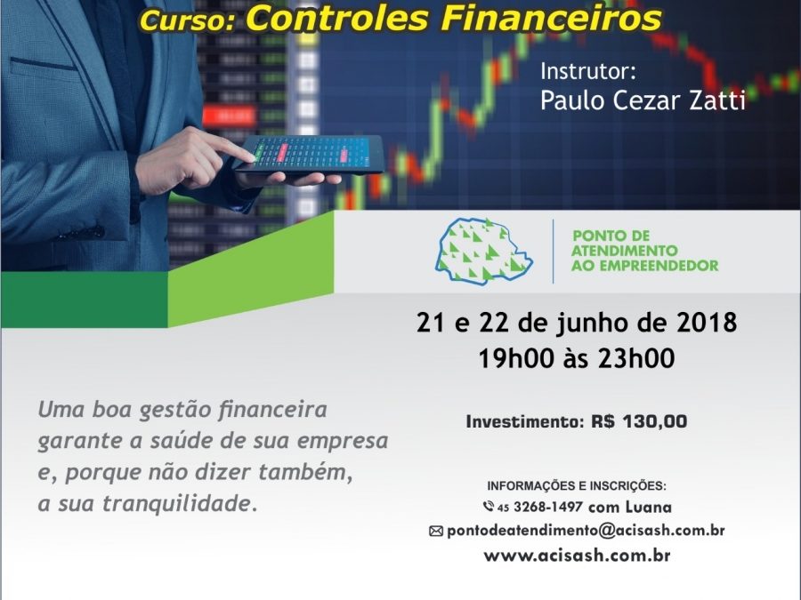 Controle financeiro é tema de curso em Santa Helena