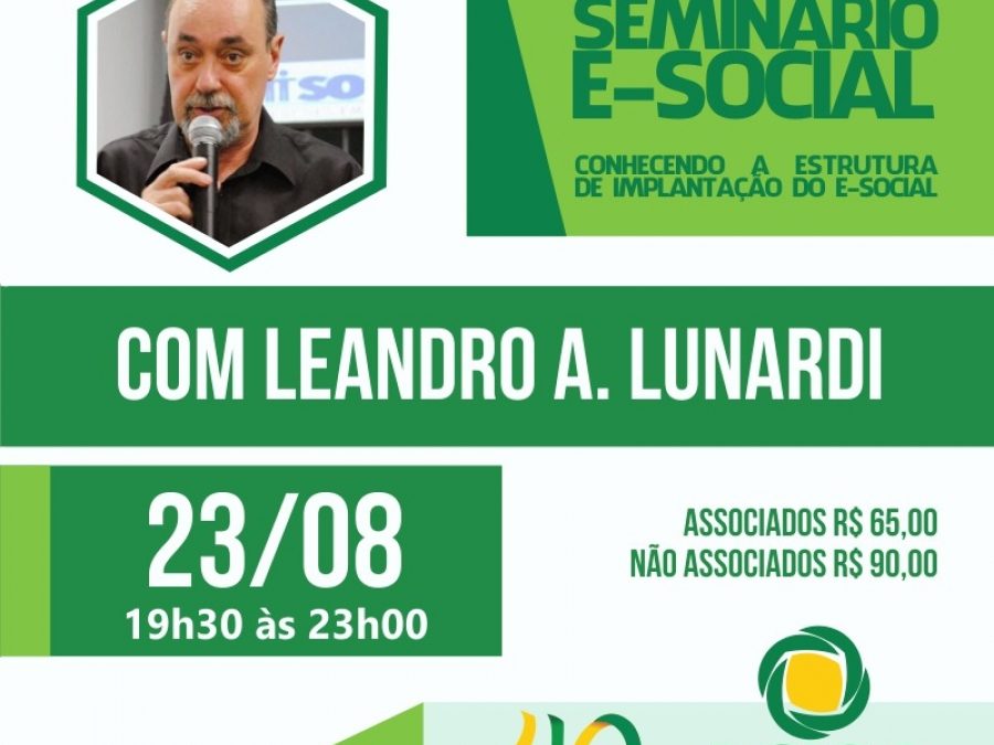 Seminário em Santa Helena alerta empresários sobre implantação do eSocial