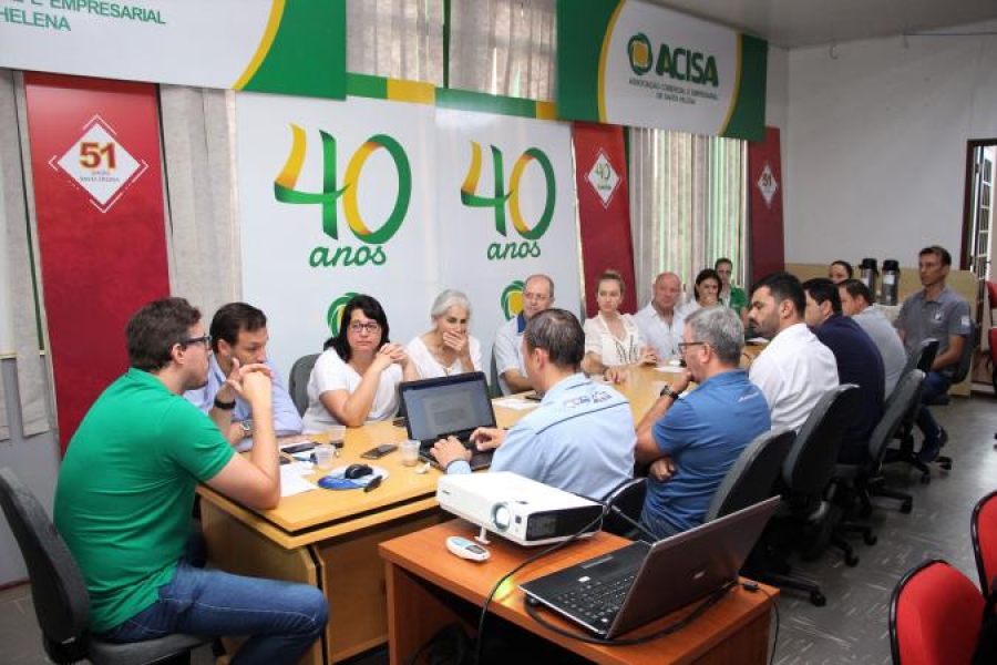 Diretoria da Acisa tem Expo Santa Helena como pauta principal da primeira reunião ordinária de 2019