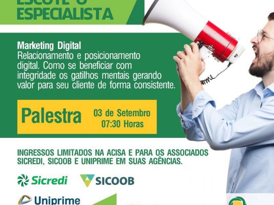 Associação Comercial de Santa Helena promove mais uma etapa do Escute o Especialista