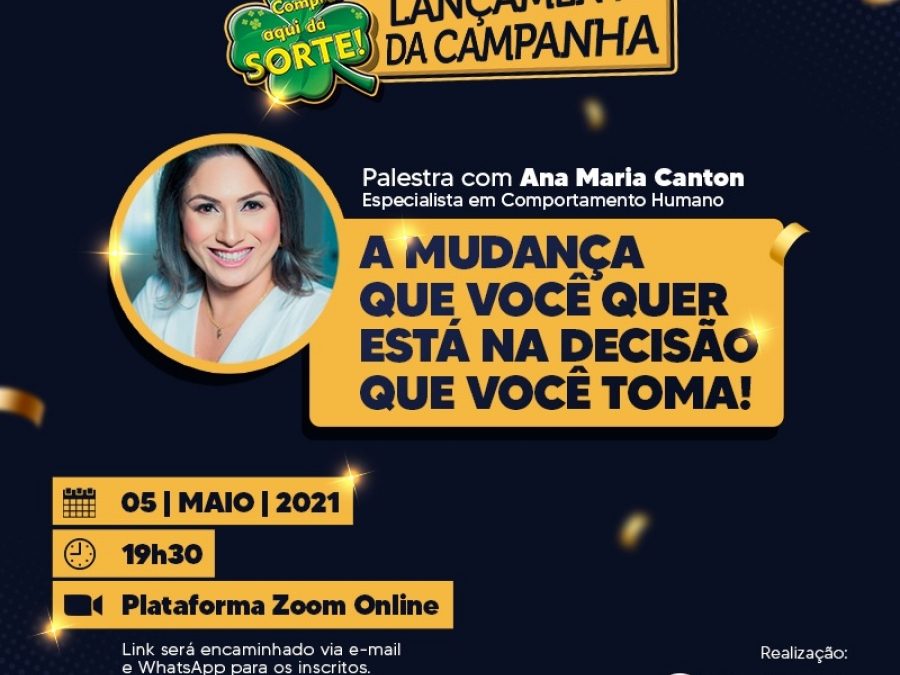 Palestra marca lançamento da campanha ‘Comprar Aqui dá Sorte’ para Santa Helena e região