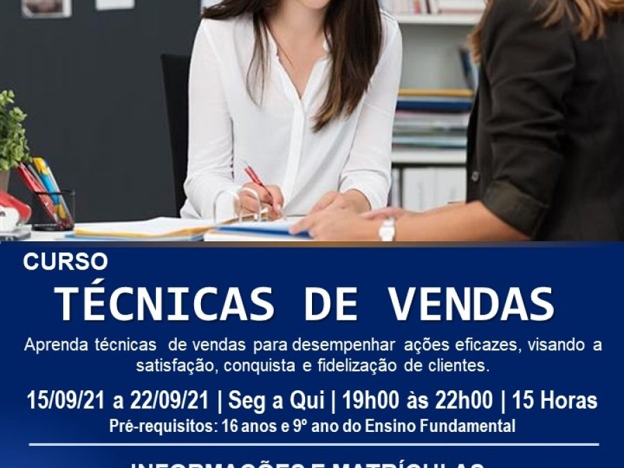 Acisa abre inscrições para curso de vendas