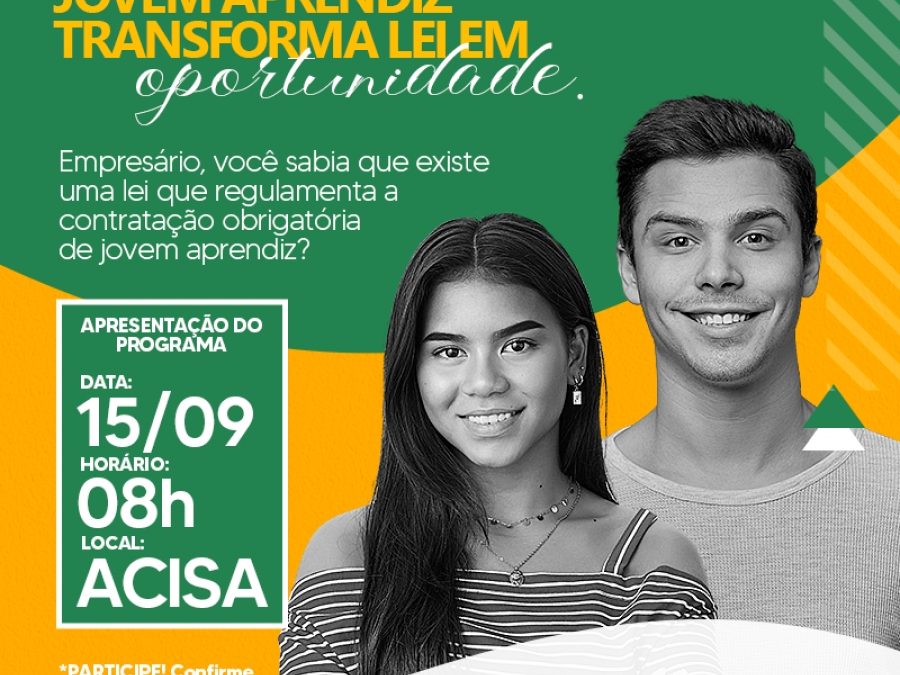 Evento em Santa Helena aborda oportunidades da “Lei do Jovem Aprendiz”