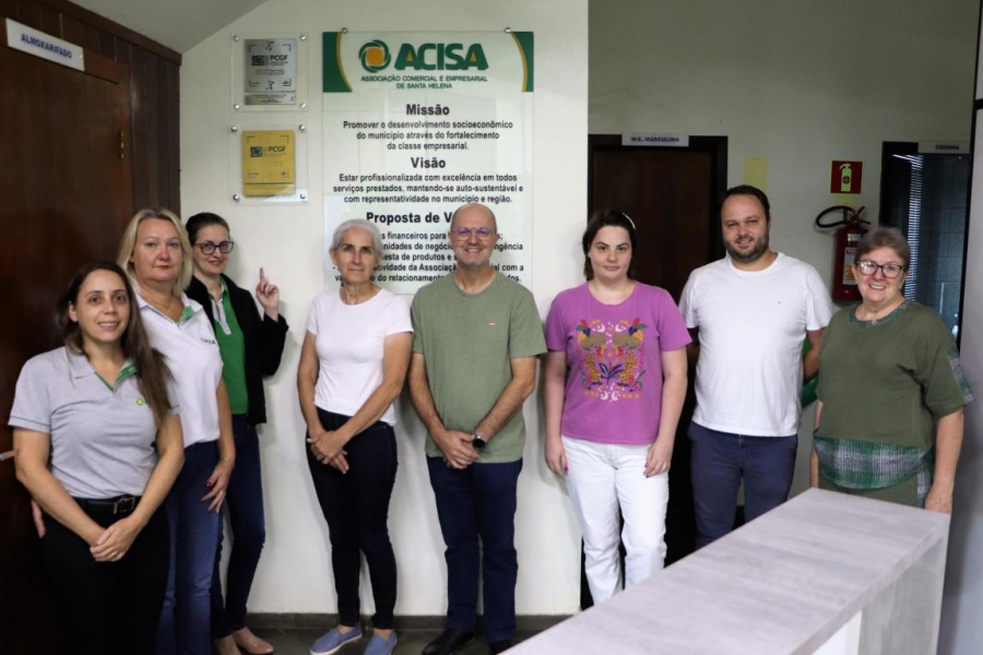 Acisa envolve empresários de Santa Helena com eventos da Semana do Associativismo