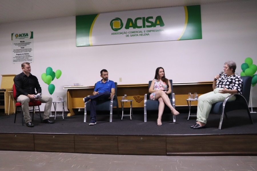 Painel de discussões da Acisa abordou associativismo e desenvolvimento