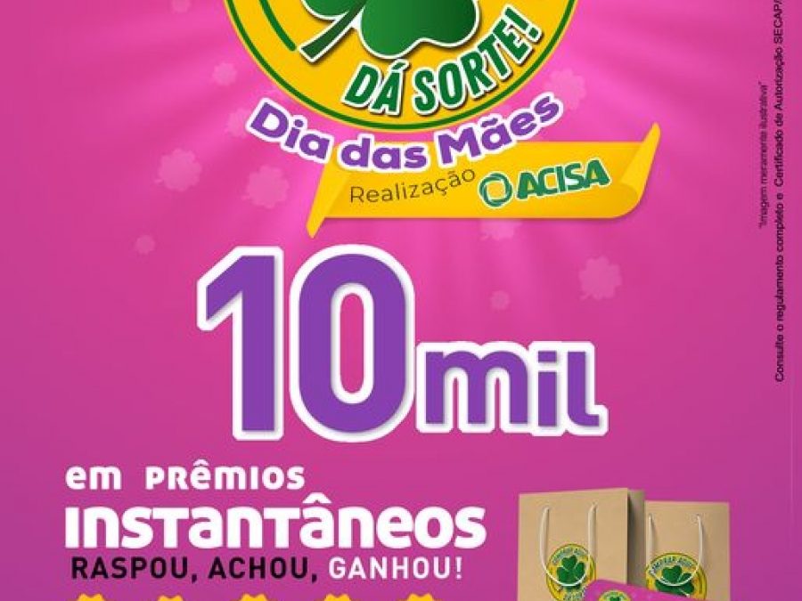 Campanha do Dia das Mães tem R$10 mil em vales compras no comércio de Santa Helena