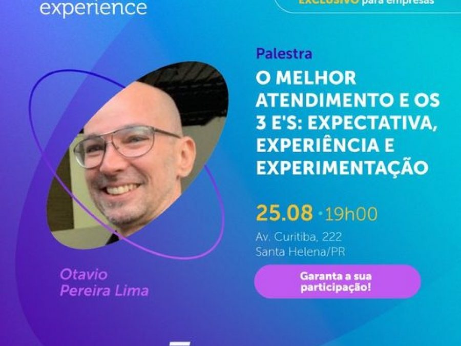 Sebrae Experience viabiliza palestra sobre atendimento e vendas em Santa Helena