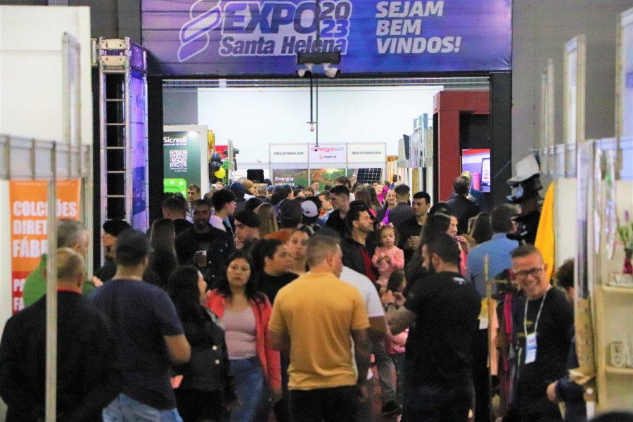 Expo Santa Helena fecha com aproximadamente 50 mil visitantes em quatro dias de evento