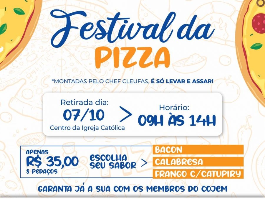 Cojem de Santa Helena realiza o Festival da Pizza em outubro