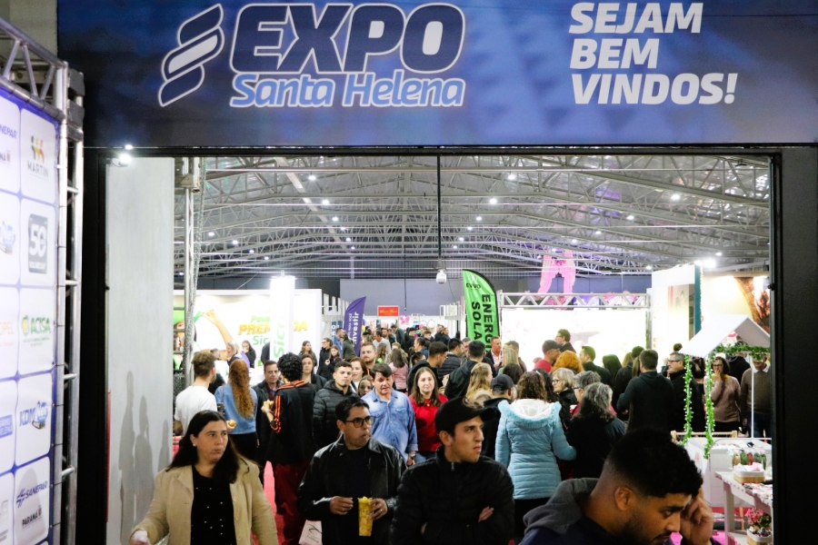 Expo Santa Helena tem grande movimentação de público e expectativa positiva para o final de semana