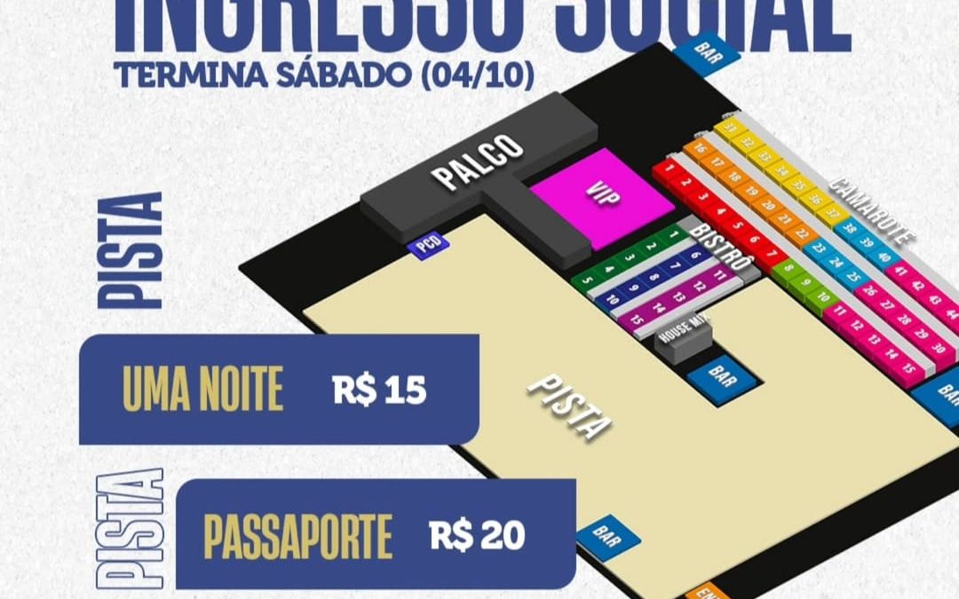 Ingressos sociais para os shows da Expo Santa Helena 2025 encerram neste sábado